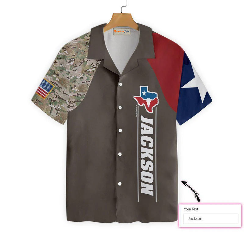 Texas Peace Proud Lifestyle Personalized Hawaiian Shirt For Poolside Relaxation And Sunny Getaways