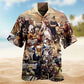 Thanksgiving Creative Pattern Hawaiian Shirt For Summer Vacation, Beach Travel, And Casual Wear