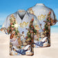 Faith Inspired Graphic Hawaiian Shirt For Tropical Holidays, Outdoor Gatherings, And Everyday Comfort