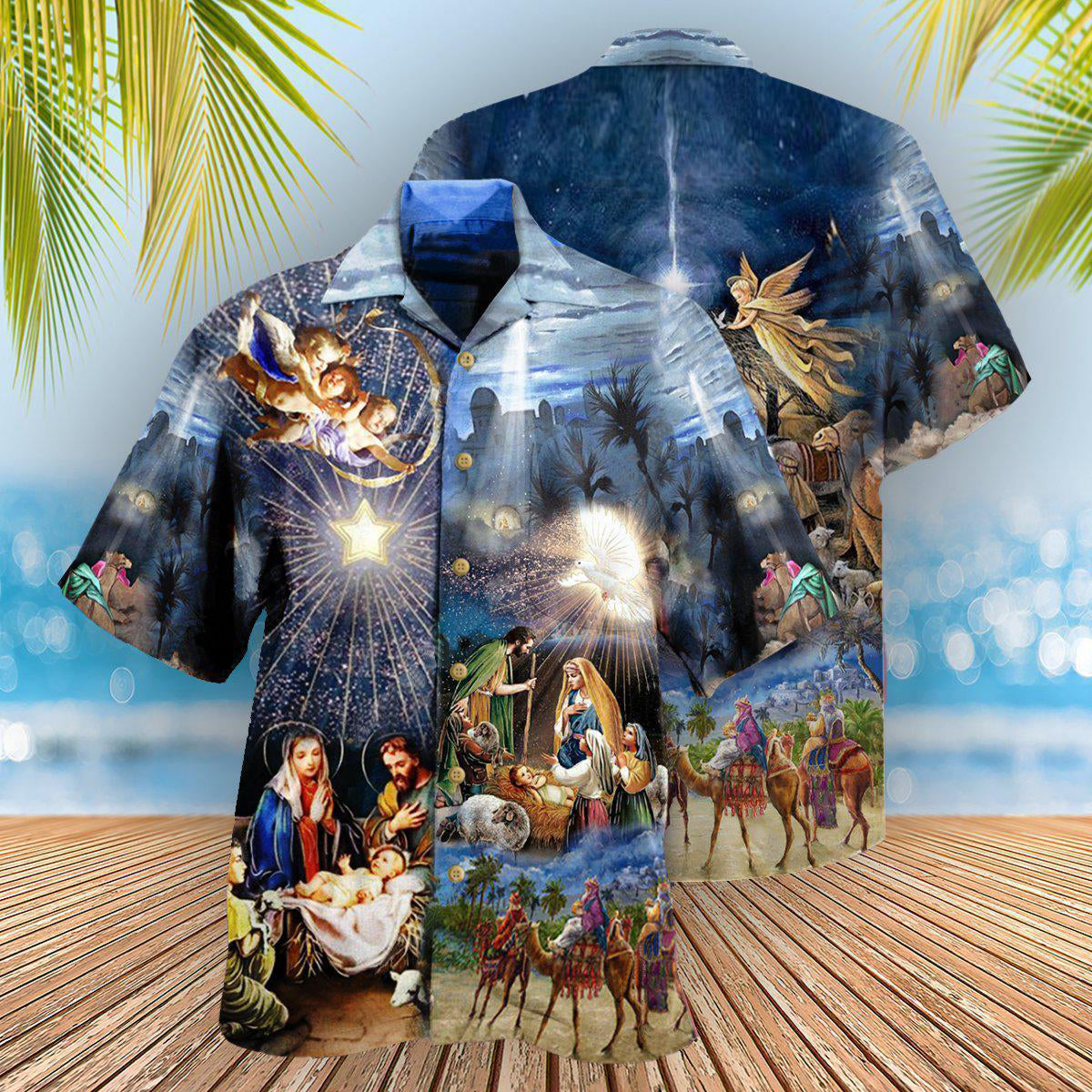 Christian Faith Hawaiian Shirt With All Over Print For Beach Days Resort Trips And Relaxed Everyday Style