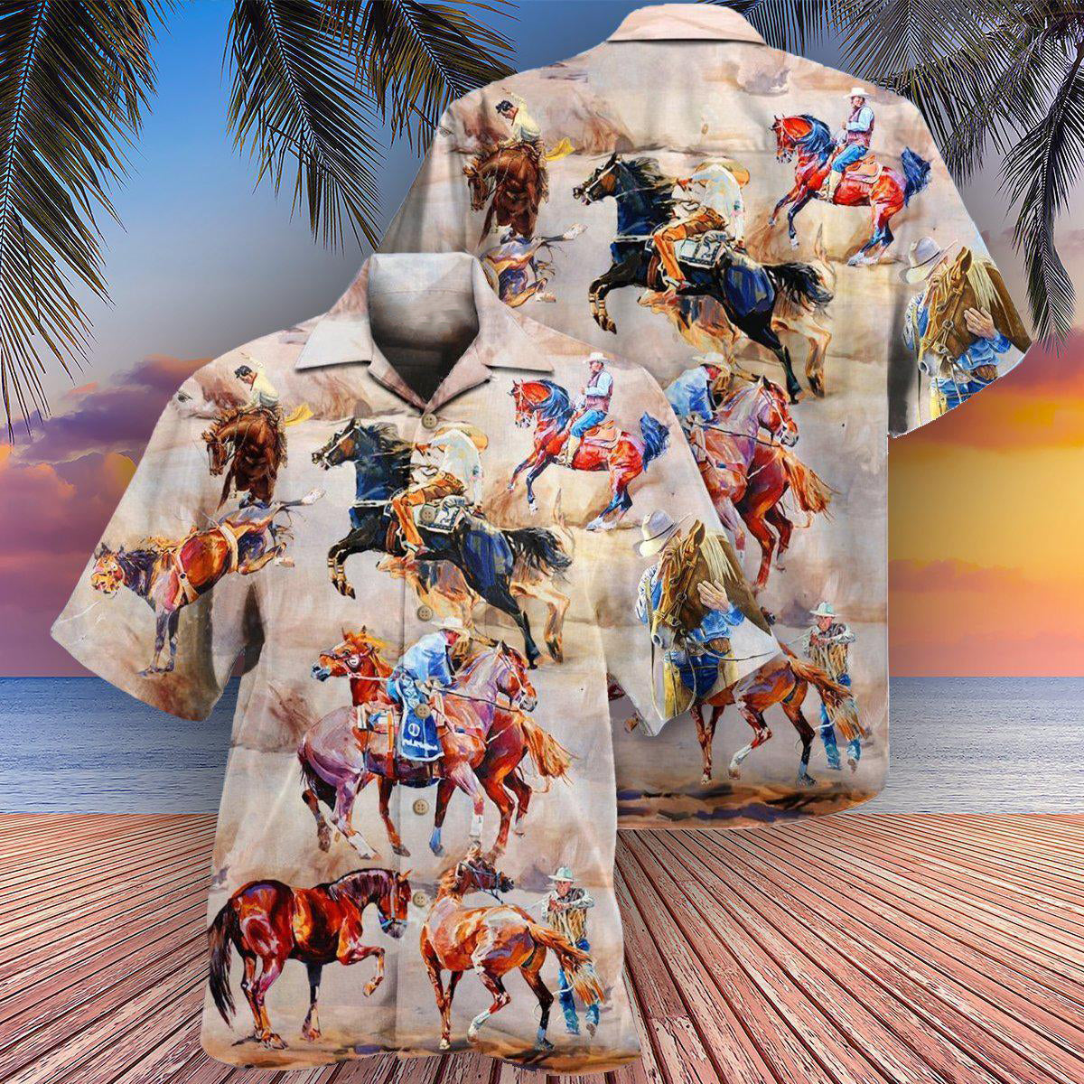 Horse Whisperer Play Hawaiian Shirt Artwork View For Weekend Travel And Beach Style