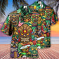 Tropical Island Tiki Hawaiian Shirt For Resort Trips, Coastal Parties, And Warm Weather Style