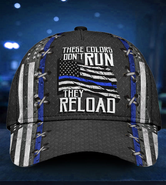 Blue Line American Colors Never Run Classic Cap For Everyday Accessories Festivals And Relaxed Outings