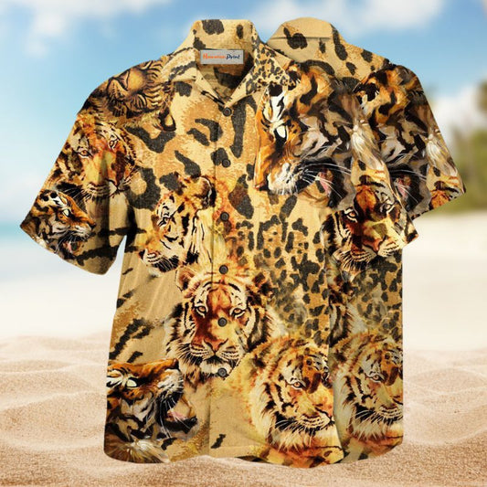 Tiger Stay Hawaiian Shirt For Coastal Travel, Casual Events, And Comfortable Summer Wear
