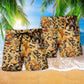 Cool Tiger Energy Bold Wildlife Beach Shorts Artwork View For Seaside Trips And Casual Style