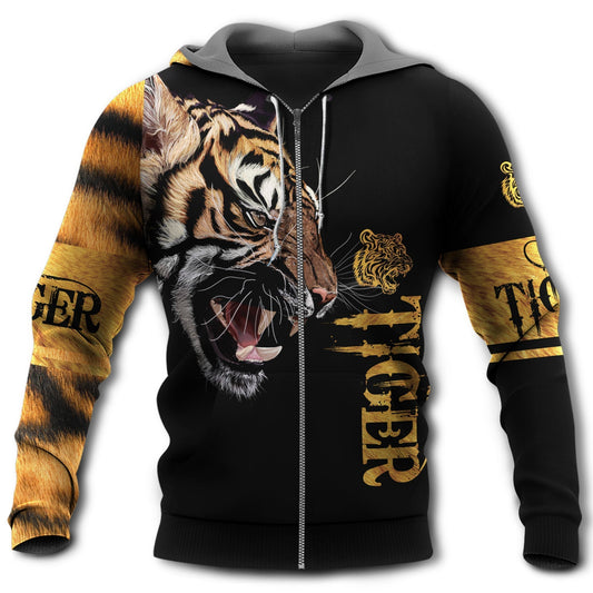 Strong Tiger Power Hoodie For Nature Lovers Everyday Adventures And Thoughtful Gifting