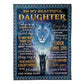 Tiger Today Is A Good Day Mom To Daughter Flannel Blanket For Cozy Bedroom Sofa Decor