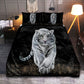White Tiger Wildlife Bedding Cover For Nature Bedroom Decor