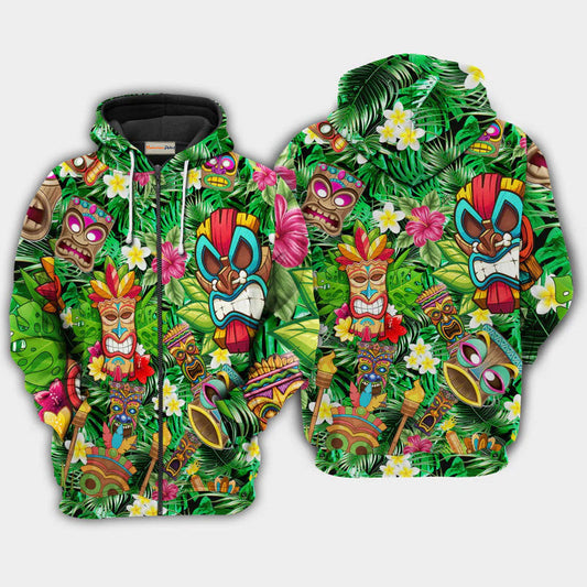 Funny Tiki Off Hoodie For Comfortable Daily Outfits Holidays And Casual Wear