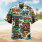 Fantasy Galaxy Pug Rainbow Space Hawaiian Shirt Design View For Beach Days