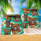 Tiki Keep Saying Aloha Tiki Hawaii Hawaiian Beach Shorts For Beach Days And Coastal Travel