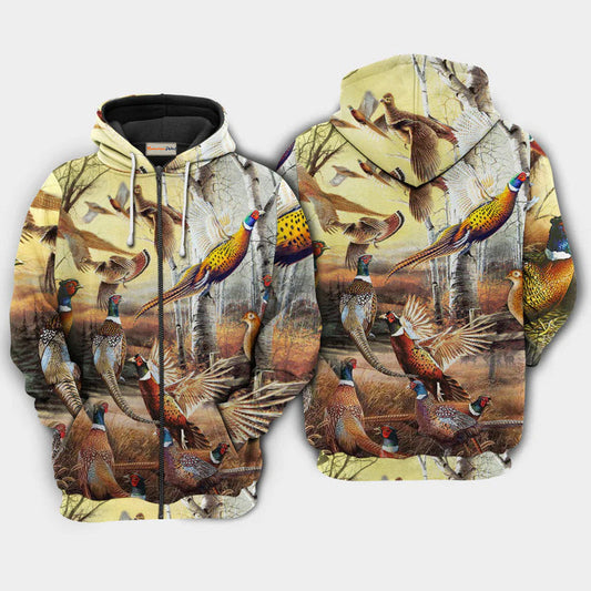 Time Pheasant Hunting Hoodie For Forest Outings Travel Days And Relaxed Casual Comfort