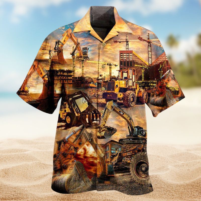 Tractor Build Passion Hawaiian Shirt For Tropical Holidays, Outdoor Gatherings, And Everyday Comfort