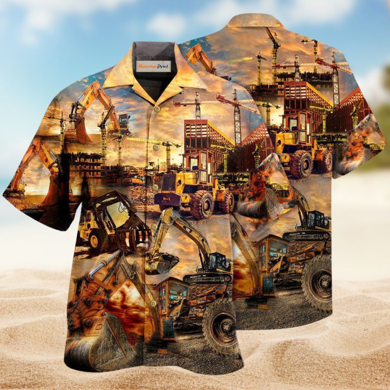 Tractor Build Passion Hawaiian Shirt For Tropical Holidays, Outdoor Gatherings, And Everyday Comfort