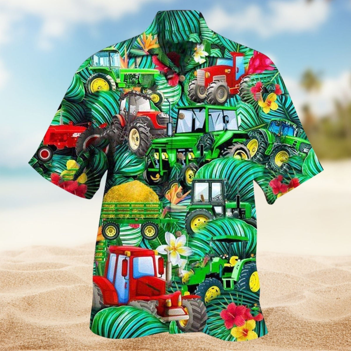 Tractor I Promise Tropical Hawaiian Shirt For Coastal Outings Automotive Fans And Warm Weather Style