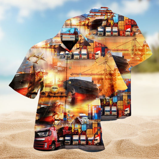 Into The World Of Logistics Hawaiian Shirt For Island Getaways Professional Pride And Everyday Style