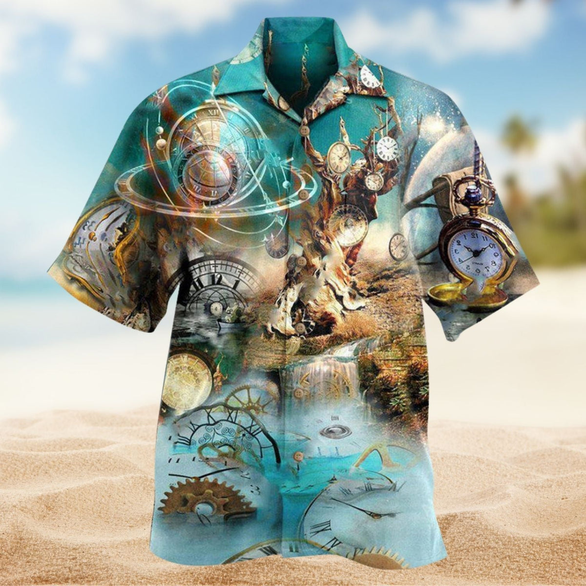 If Not Now When Clock Hawaiian Shirt For Summer Gatherings Island Travel And Comfortable Casual Wear