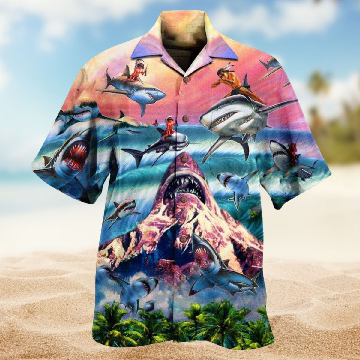 You Will Still Find Shark Hawaiian Shirt For Island Adventures Ocean Themes And Relaxed Casual Style