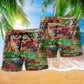Tractor Life Is Better On Papa's Warm Hawaiian Beach Shorts For Outdoor Adventures And Comfort
