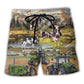 Tractor And Cow Farm Lover Beach Shorts For Resort Travel And Thoughtful Summer Gifting