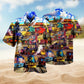 Train Travel Well Hawaiian Shirt For Coastal Travel, Casual Events, And Comfortable Summer Wear