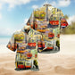 Fantasy Colorful Neon Role Dice Hawaiian Shirt Artwork View For Summer Travel