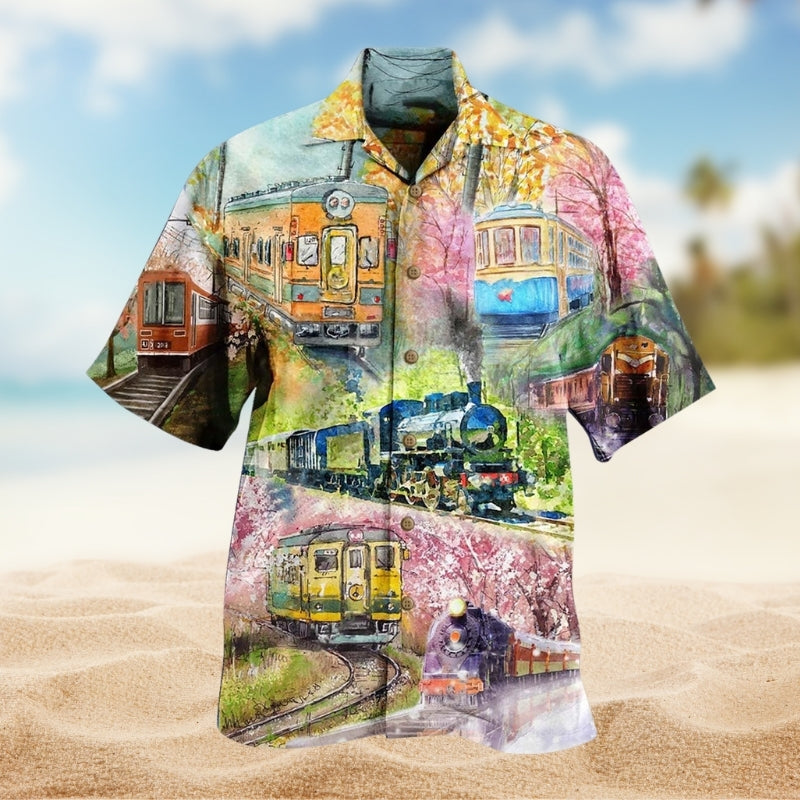 Dog Cat Yarn Together Hawaiian Shirt Summer Design Detail For Casual Outings