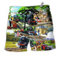 Train Track Full Of Possibilities Beautiful Beach Shorts For Vehicle Lover Vacation Wear