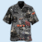 Train Hawaiian Shirt Artwork Detail For Tropical Trips And Casual Outings