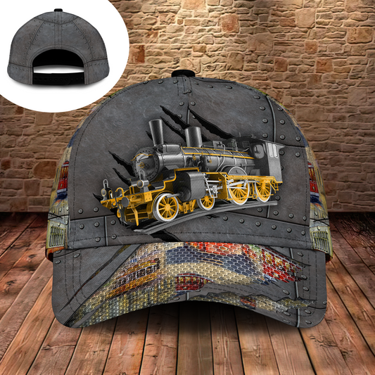 Train Love City Classic Cap For Relaxed Daily Style Vacations And Festival Wear