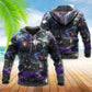 Night Train Billowing Smoke Hoodie For Recreation Events Travel Days And Comfortable Casual Wear