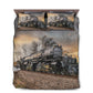 Future Train Bedding Cover For Cozy Bedroom Decor
