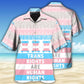 Rainbow Pride Trans Rights Equality Design Hawaiian Shirt For Beach Days, Summer Outings, And Thoughtful Gift Giving