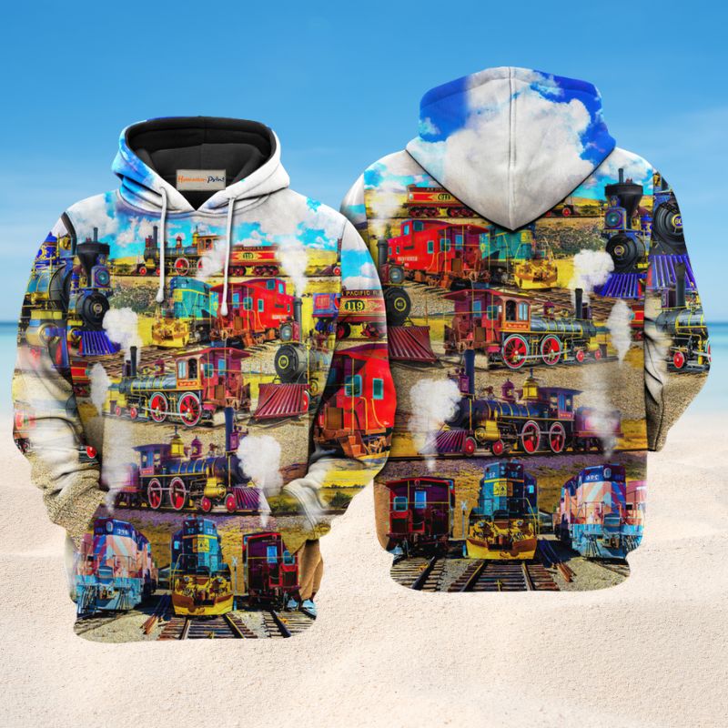 Travel Well Train Hoodie For Hobby Enthusiasts Casual Outings Travel And Everyday Comfort