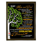 Family Tree You Will Always Be My Loving Mother Flannel Blanket For Cozy Bedroom Sofa Decor