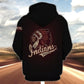 Tribal Skull Personalized Hoodie For Dark Themed Outfits Outdoor Trips And Casual Comfort