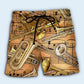 Trombone Music Lover Cool Beach Shorts For Sunny Holidays And Comfortable Daily Styling