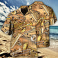 Music Trombone Notes Hawaiian Shirt Design View For Resort Travel And Thoughtful Gifting