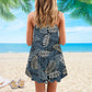 Tropical Beach V-Neck Sleeveless Cami Dress For Island Holidays And Thoughtful Gifting