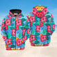 Tropical Flowers Hoodie For Relaxed Daily Wear Weekend Outings And Thoughtful Gifting