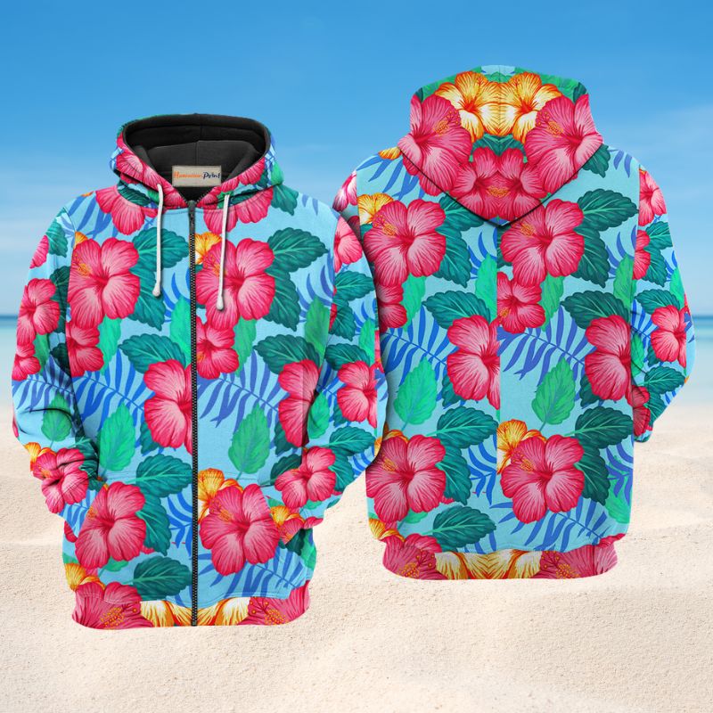 Tropical Flowers Hoodie For Relaxed Daily Wear Weekend Outings And Thoughtful Gifting