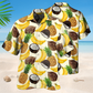Tropical Fruit Hawaiian Shirt For Coastal Travel, Casual Events, And Comfortable Summer Wear
