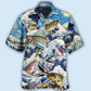 Fishing Trout Big Waves Hawaiian Shirt For Beach Parties And Weekend Getaways