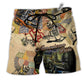 Truck Amazing American Pride Cool Hawaiian Print Beach Shorts For Rainbow Inspired Beach Days
