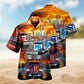 Fishing Adventure Graphic Hawaiian Shirt All Over Print Detail For Summer Travel