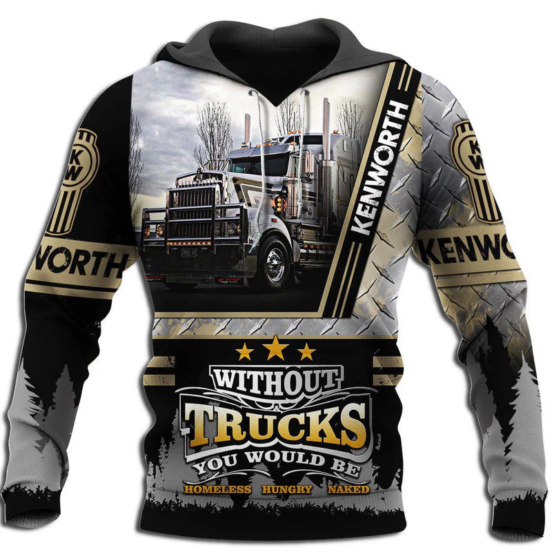 Truck Humor Hoodie For Automotive Enthusiasts Road Trips And Casual Everyday Wear
