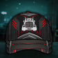 Truck Metal Carbon Black Red Classic Cap For Beach Outings Holidays And Thoughtful Everyday Style