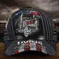 Truck Living Between Lines Mile At A Time Classic Cap For Parties Vacations And Relaxed Daily Outfits