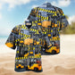 Trucks Be Careful Forklift Trucks Are Coming Here Hawaiian Shirt For Resort Travel Scenic Drives And Casual Summer Wear