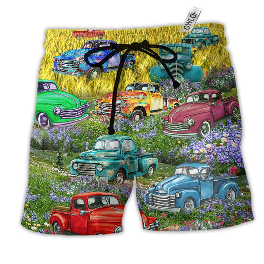 Truck Pickup Trucks This Is How I Roll Hawaiian Beach Shorts For Weekend Getaways And Travel